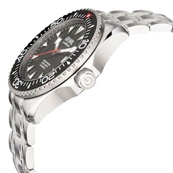 Gevril Men 48800 Hudson Yards Swiss Automatic Diver Rotating Ceramic
Bezel Watch