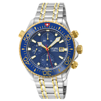 Gevril 48813B Men's Hudson Yards Chronograph Swiss Automatic Watch