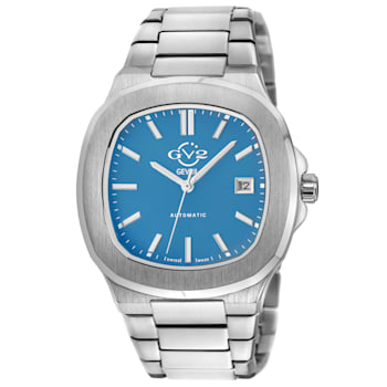 GV2 Automatic Men's Potente Sky Blue Dial 316L Stainless Steel Bracelet Watch