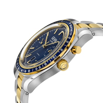 Gevril Men's Lenox Stainless Steel Blue Dial Automatic Watch