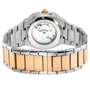 Gv2 By Gevril Men's 18104 Potente Swiss Automatic Two-Tone IP Steel Date Watch