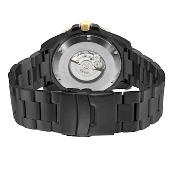 Gevril Men's Canal Street 316L Stainless Steel Case, Black, 316L
Stainless Steel SS/IPBK Bracelet.