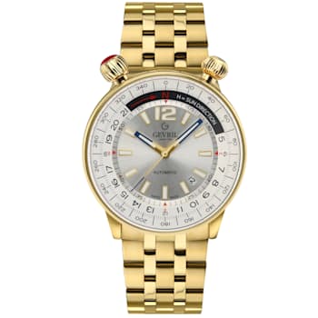 Gevril 48565 Men's Wallabout Solar Compass Swiss Automatic Watch