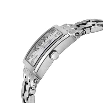 Gevril Ave of Americas Mini Women’s Stainless Steel Case,White Dial Watch