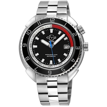 GV2 by Gevril Men's 42402 Squalo Swiss Automatic Ceramic Bezel Diver Watch