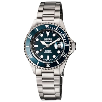 Gevril 4853A Swiss watch from the Wall Street Collection
