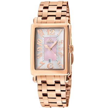 Gevril Ave of Americas Mini Women’s Rose Stainless Steel Case, Pink MOP
Dial Watch