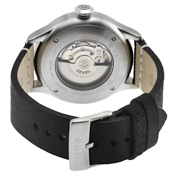 Gevril Men's Vaughn 43502 Swiss Automatic SW200 Sellita Movement Leather Watch
