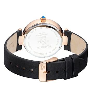 Gv2 By Gevril Women 12805 Matera Diamond MOP Dial Black Suede Swiss
Quartz Watch