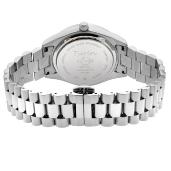 GV2 Women's Turin Diamond, Blue MOP DIal, Stainless Steel Watch