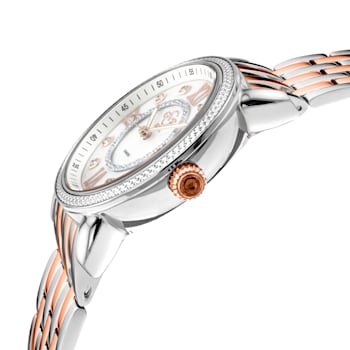 GV2 9865B Women's Marsala Swiss Quartz Diamond Watch