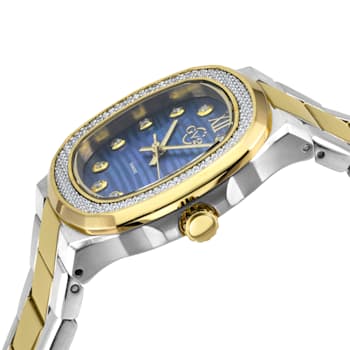 GV2 Potente Lady Blue MOP dial, 316L Stainless Steel Two toned IPYG
Diamond Watch
