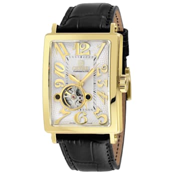 Gevril 5173-2 Men's Avenue of Americas Intravedere Swiss Automatic Watch