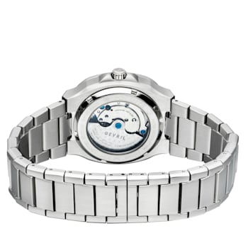 Gv2 By Gevril Men's 18107 Potente Swiss Automatic Olive Dial Steel Date Watch