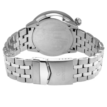 Gevril Men's Wallabout Blue Dial Stainless Steel Bracelet