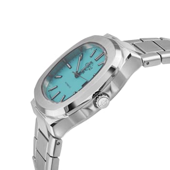 GV2 Automatic Men's Potente Tiffany Blue Dial 316L Stainless Steel
Bracelet Watch