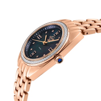 GV2 13104B Palermo Swiss Quartz Diamond Gemstone Watch