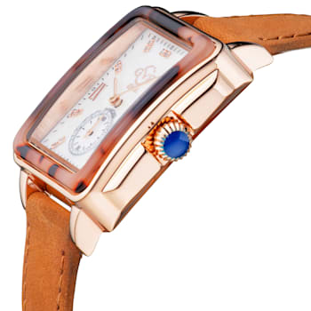 GV2 9245.1 Women's Bari Tortoise Swiss Quartz Diamond Watch
