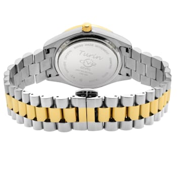 GV2 Women's Turin Diamond, Chocolate Brown  MOP Dial, Two toned IPYG
Stainless Steel Watch