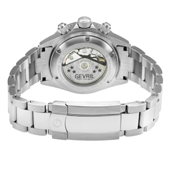 Gevril 44607 Men's New Amsterdam Swiss Automatic Chronograph Watch