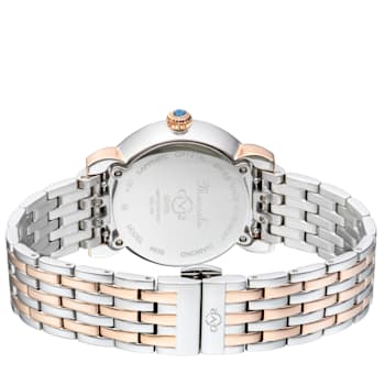 GV2 9855B Women's Marsala Tortoise Swiss Quartz Diamond Watch