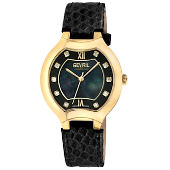 Gevril 11027 Lugano Swiss Quartz Diamond Watch