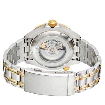 Gevril Men 48803 Hudson Yards Swiss Automatic Diver Rotating Ceramic
Bezel Watch