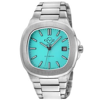 GV2 Automatic Men's Potente Tiffany Blue Dial 316L Stainless Steel
Bracelet Watch