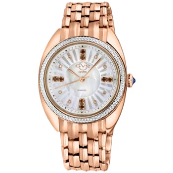 GV2 13103B Palermo Swiss Quartz Diamond Gemstone Watch
