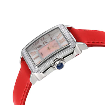GV2 Padova Women's-Genuine Red Vegan Leather Strap