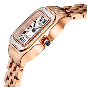 GV2 Milan Women's Silver Dial IPRG Stanless Steel Watch