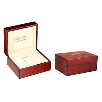 Gevril Men's 42601 Chamber Swiss Automatic Sellita SW200 Ceramic Bezel Watch