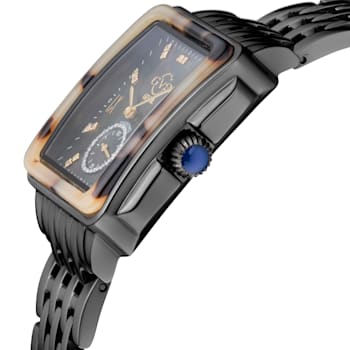 GV2 9243B Women's Bari Tortoise Swiss Quartz Diamond Watch