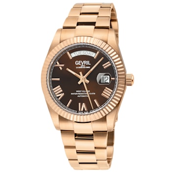 Gevril 48953B Men's West Village Swiss Automatic Watch