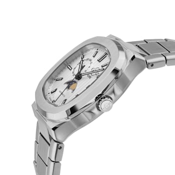 GV2 Men's Potente Moon Phase Swiss Automatic Watch, Stainless Steel  Bracelet