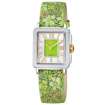 GV2 Padova Women's-Leather Green Strap