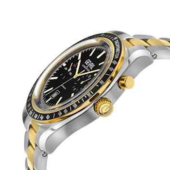 Gevril Men's Lenox Stainless Steel Black Dial Automatic Watch