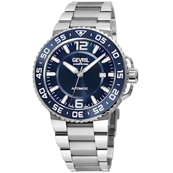 Gevril RiverSide Swiss Automatic Watch, Stainelss Steel Bracelet