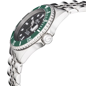 Gevril 4852B Men's Wall Street Stainless Steel Bracelet Watch