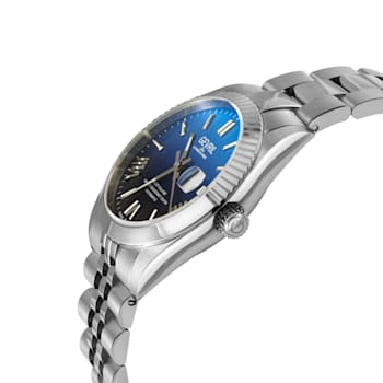 Gevril Men's Automatic West Village Fusion Elite Watch, Stainless Steel
Satin and Polished Bracelet