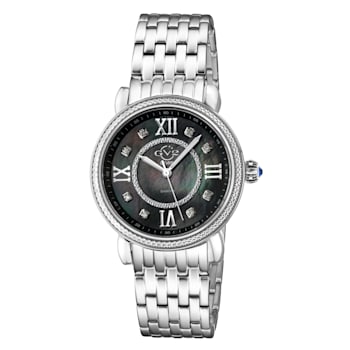 GV2 9861B Women's Marsala Swiss Quartz Diamond Watch