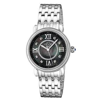 Gevril women's astor on sale diamond quartz watch 40mm