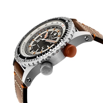 GV2 by Gevril Contasecondi 3506 Men's Swiss Automatic Unidirectional
Bezel Watch