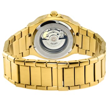 GV2 Men's Potente Moon Phase Swiss Automatic Watch, IPYG Stainless Steel Bracelet