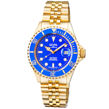 Gevril 4854B Men's Wall Street Stainless Steel Bracelet Watch