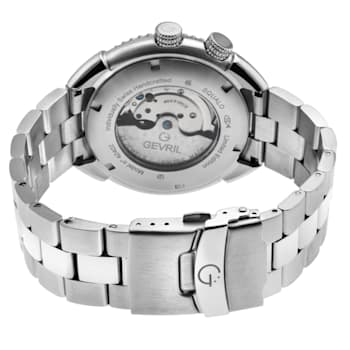 GV2 by Gevril Men's 42402 Squalo Swiss Automatic Ceramic Bezel Diver Watch