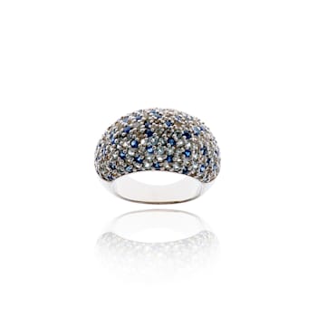 MCL Design Ice Sapphire Stardust Pave Ring
