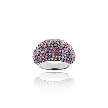 MCL Design Berry Sapphire Stardust Pave Ring