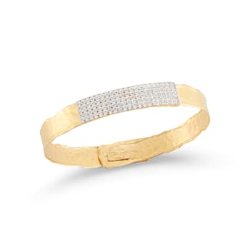 14K Gold 0.84 ct. tw. Diamond Cuff Bracelet