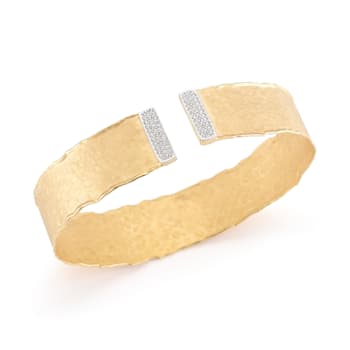 14K Gold 0.37 ct. tw. Diamond Cuff Bracelet